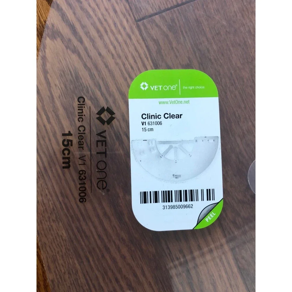 VetOne Clinic Clear Recovery Collar (15cm) Cone